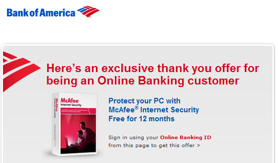 for Bank of America Online